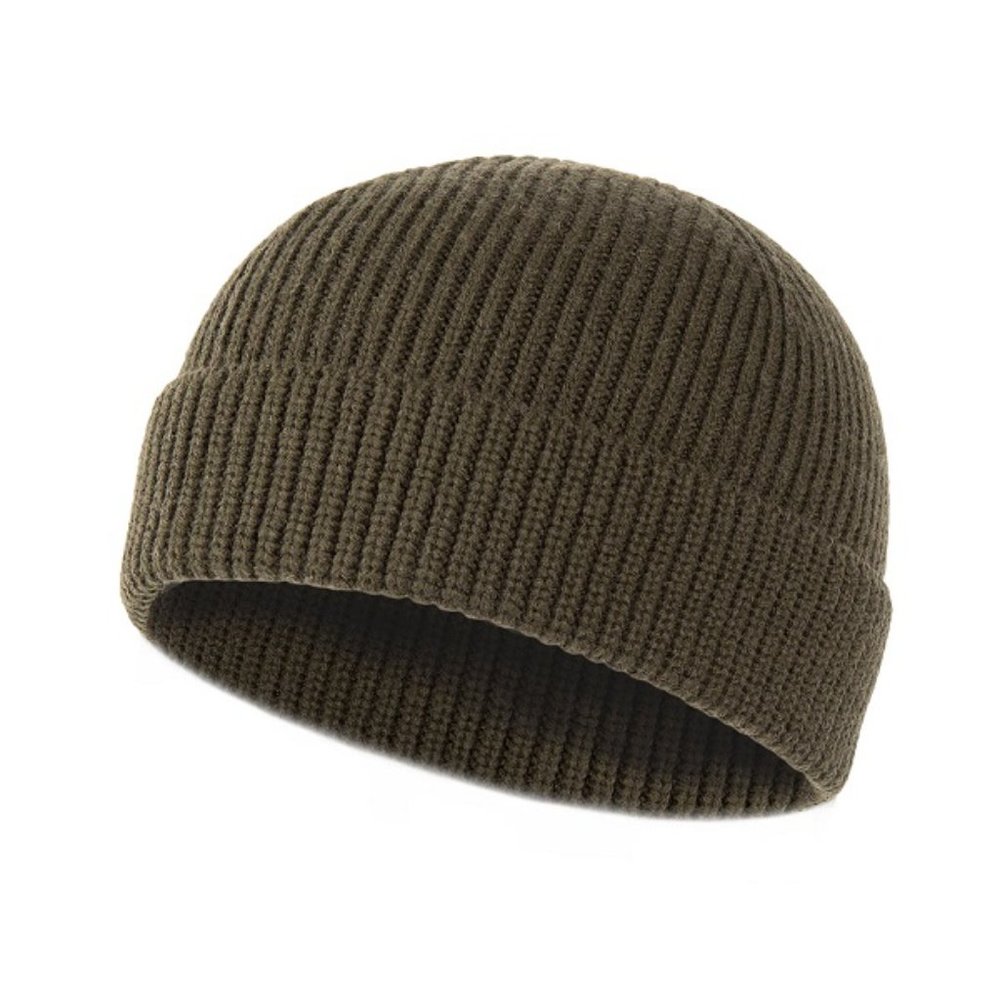 🆕 WOOL BLEND BEANIE OLIVE GREEN - MEN